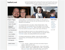 Tablet Screenshot of hallert.net